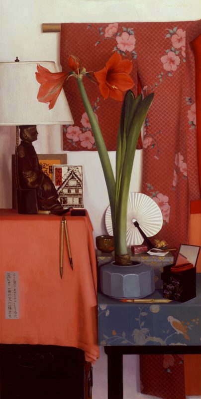 Amaryllis and Kimono