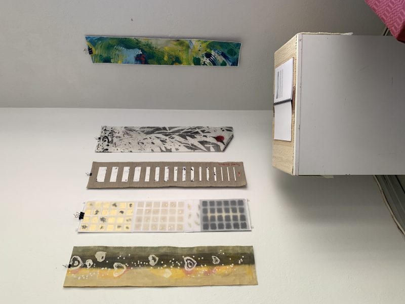 Corner view with catalog